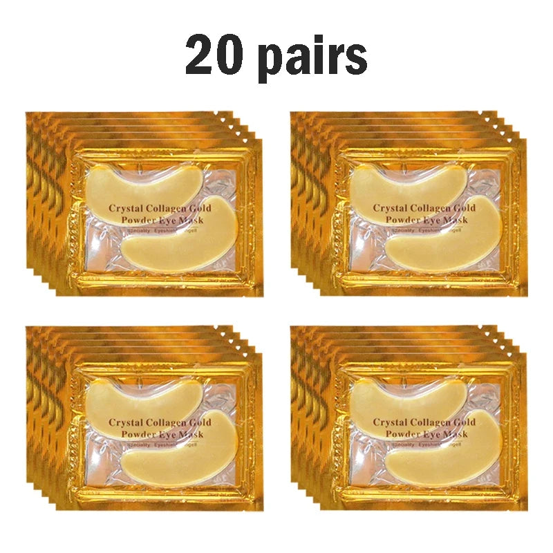 BIOAOUA Crystal Gold Collagen Eye Patches – Dark Circles