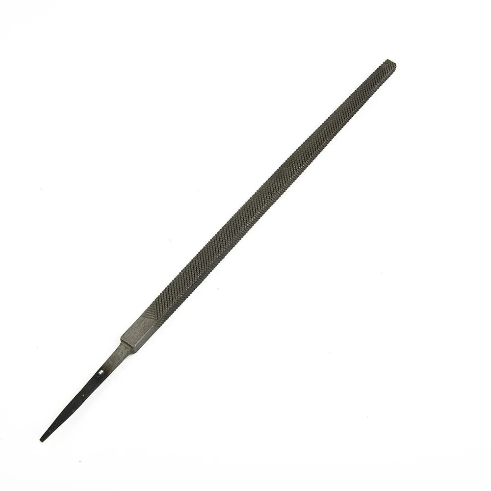 5-Piece Steel Files Set – Flat, Round, Triangle & Square 6"
