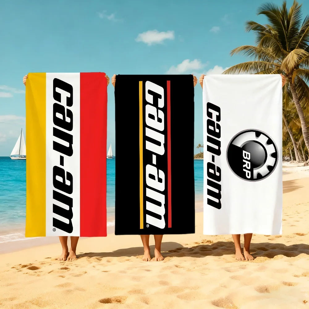 Can-Am BRP Logo Quick-Dry Beach Towel | Soft Sports Towel