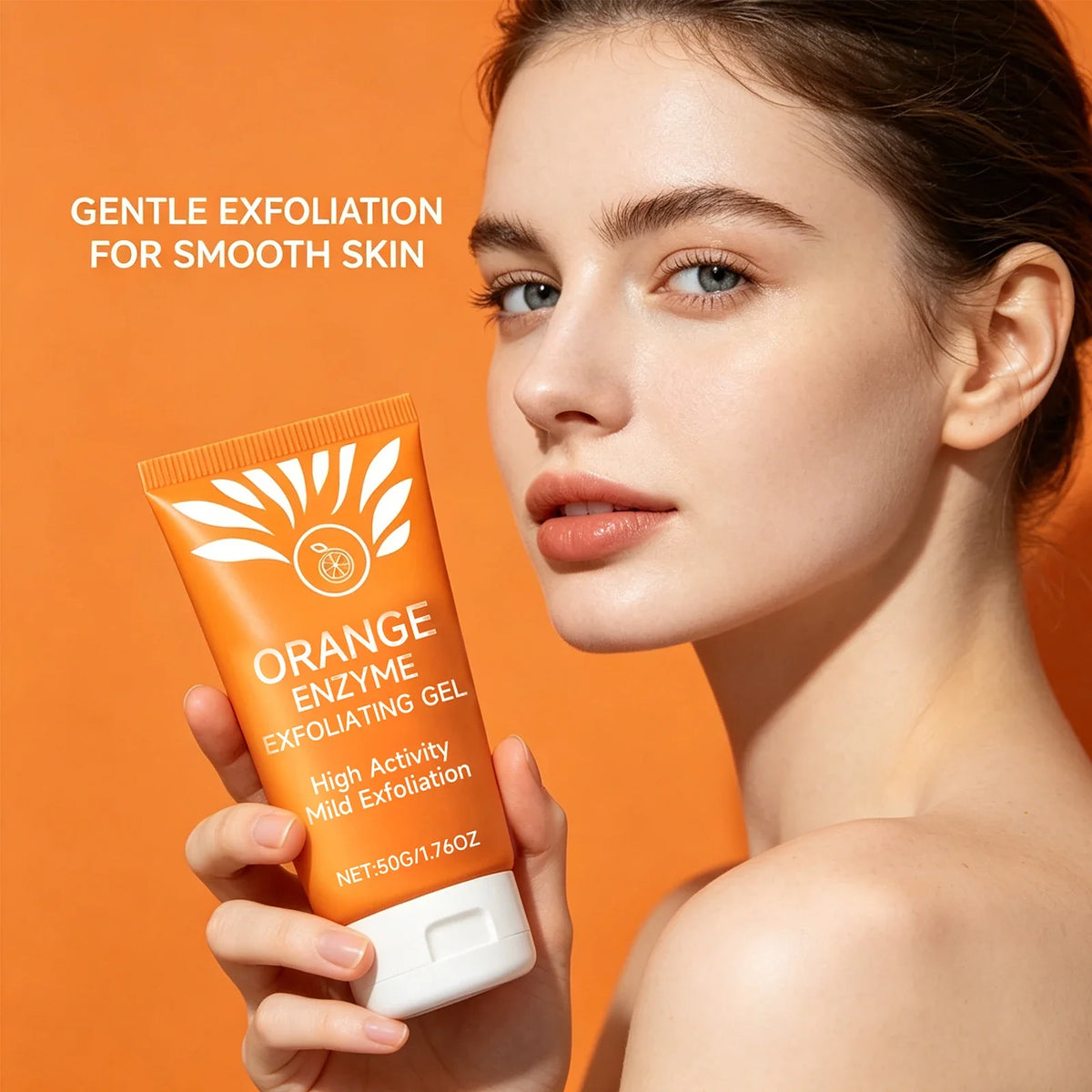 Orange Enzyme Exfoliating Gel for Face & Body – 50g