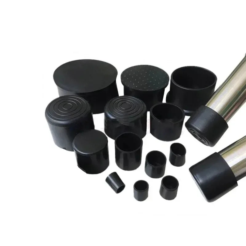 PVC Round Furniture Leg Caps | Anti-Slip Floor Protectors
