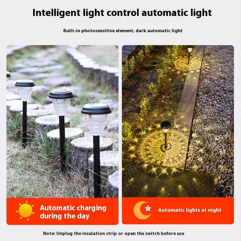 Solar Lawn Lights Outdoor Waterproof Garden Landscape Decoration