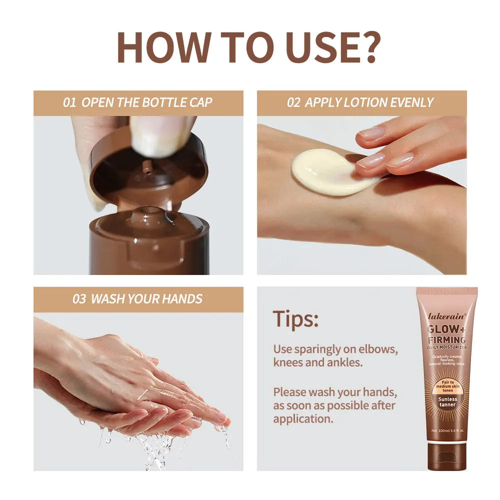 Gradual Self Tanner Lotion – Streak-Free Sunless Tan for All