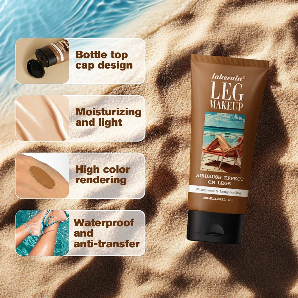 Lakerain Leg Makeup Lotion 100ml – Waterproof Body Foundation