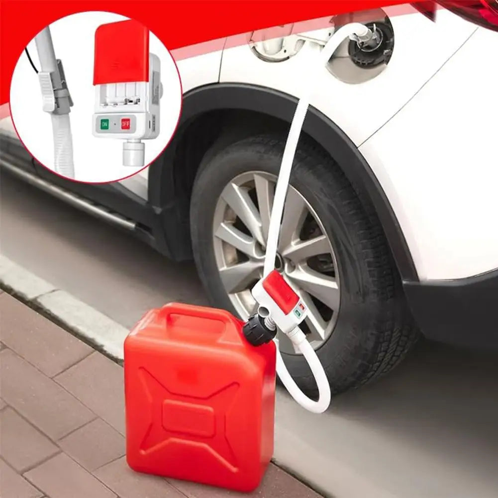 Electric Fuel Transfer Pump – Auto-Stop, 9L/min | Gas & Diesel