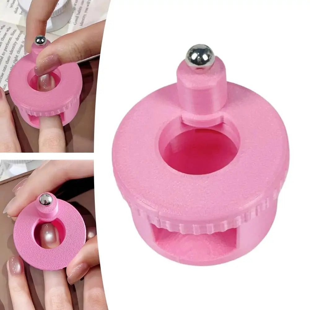 Rotating Cat Eye Nail Magnet Tool – Wide Beam & Glass Bead