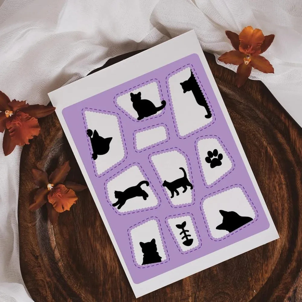 Wacky Windows Metal Cutting Dies – Animal & Plant Frame Stencils