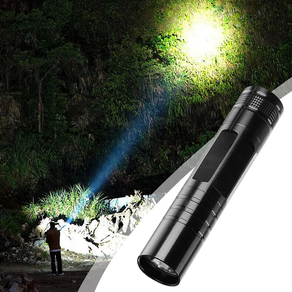 LED Flashlight – Waterproof Aluminum Torch for Camping & Hiking