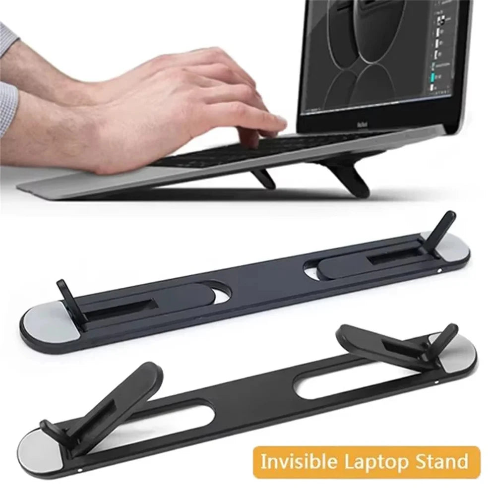 Foldable Ergonomic Laptop Stand | Portable Notebook Riser