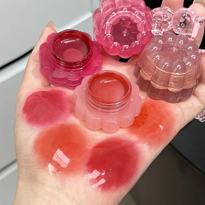 QIBEST Mirror Lip Gloss & Cheek Tint – Hydrating Jelly Stain