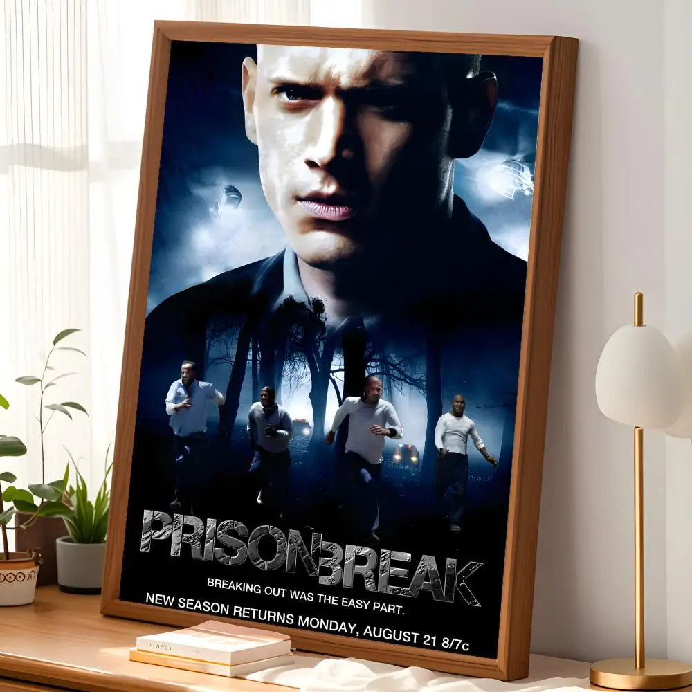 Prison Break HD Self-Stick PVC Wall Poster | Waterproof Decor