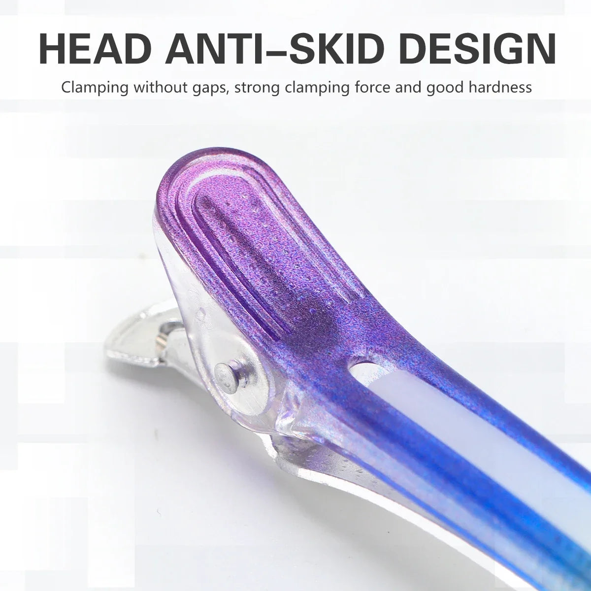 Rainbow Hair Sectioning Clips Set of 4 – Salon Styling Clamps