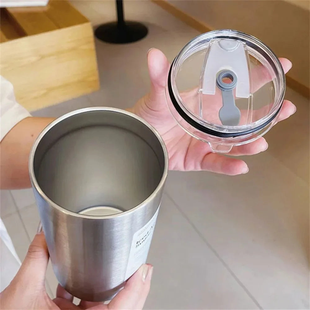 600ml Insulated Thermos Cup | 304 Stainless Steel Coffee Mug