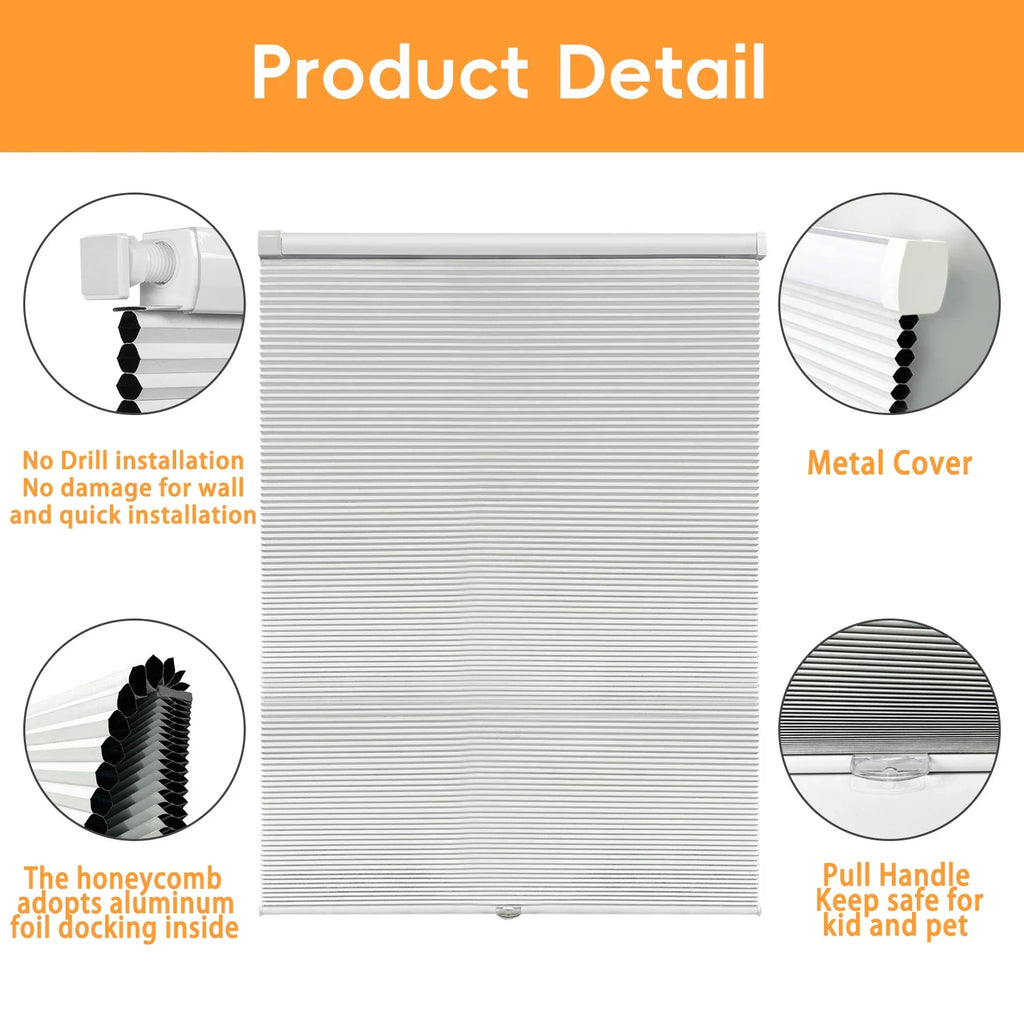 Custom Honeycomb Cellular Blinds – Blackout Thermal Window Shades