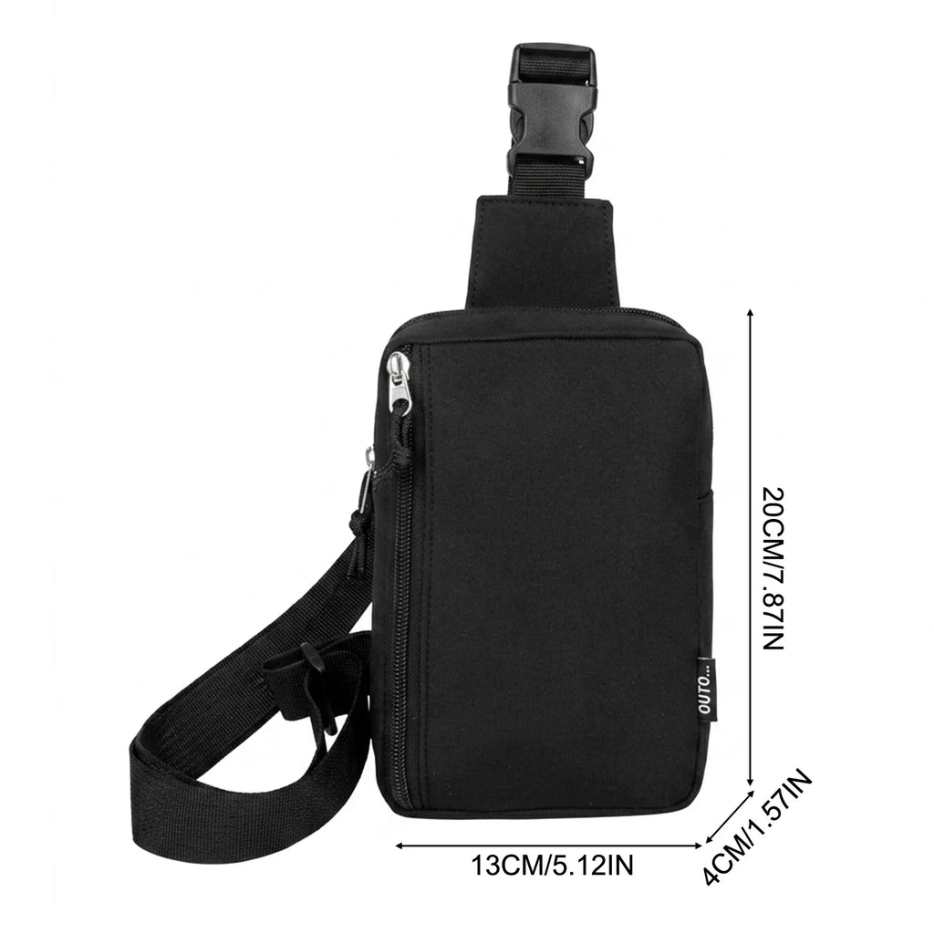 Mini Sports Crossbody Bag – Lightweight Nylon Phone Shoulder Bag