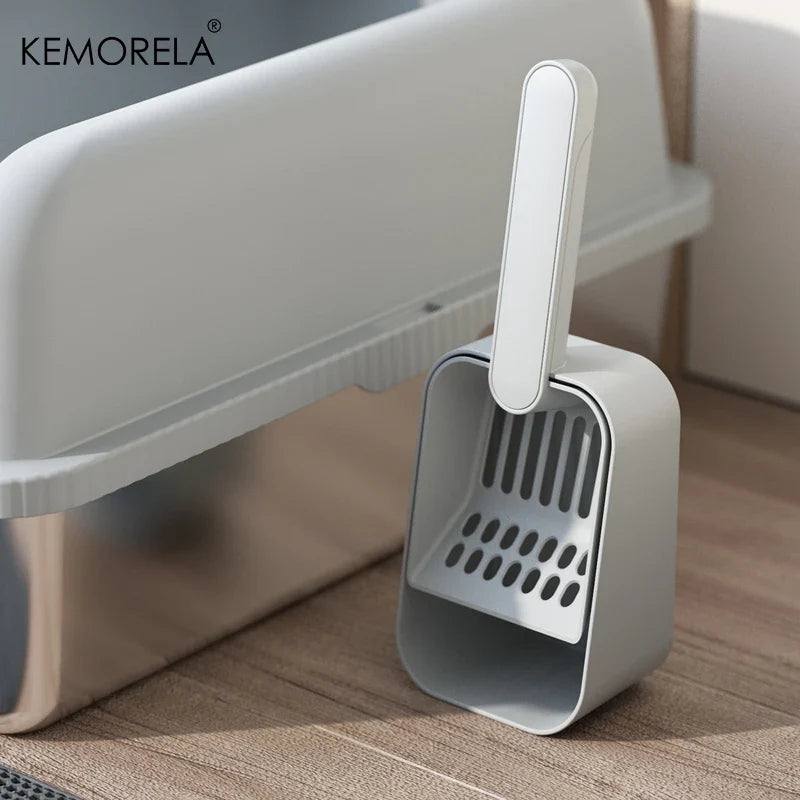 KEMORELA Self-Cleaning Cat Litter Scoop & Kitty Shovel