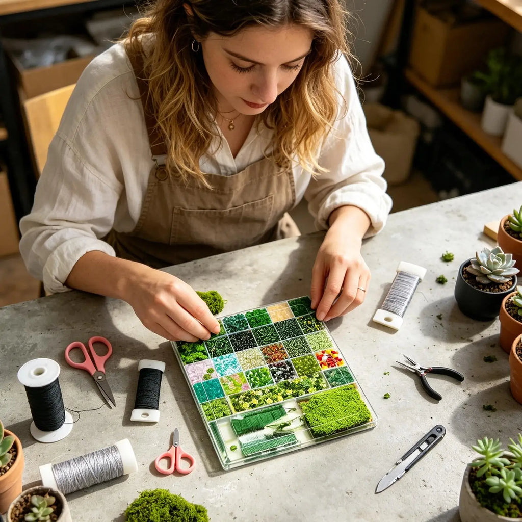 DIY Beaded Plant Kit – 5500 Piece Handmade Beading Craft Set