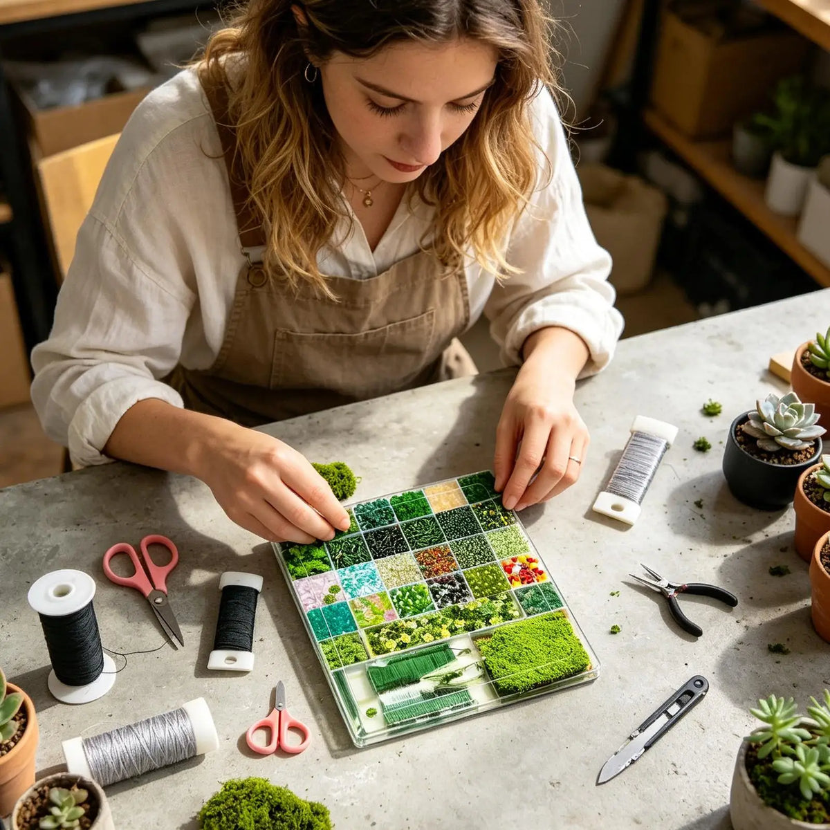 DIY Beaded Plant Kit – 5500 Piece Handmade Beading Craft Set