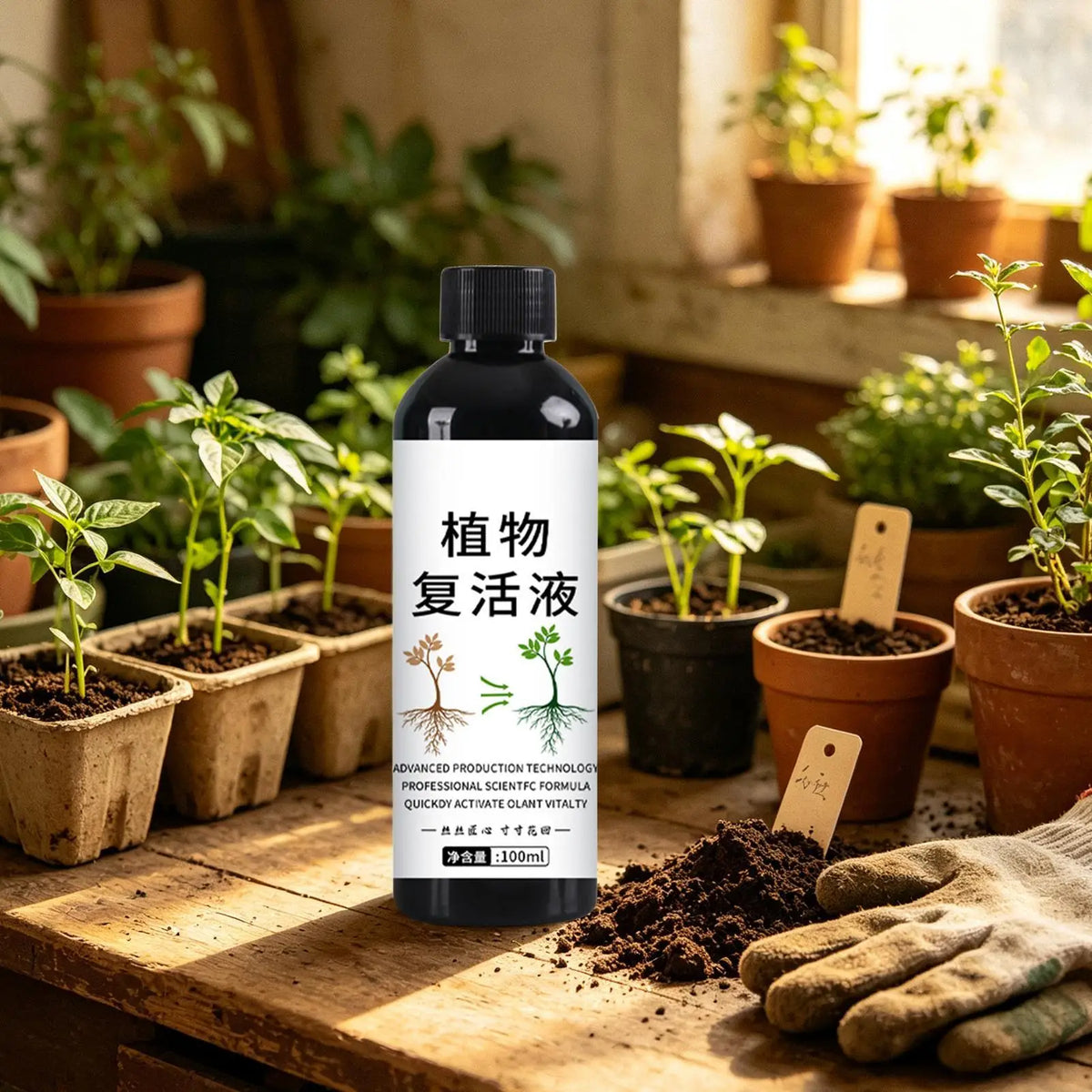 Liquid Plant Fertilizer Concentrate 100ml – Boost Growth