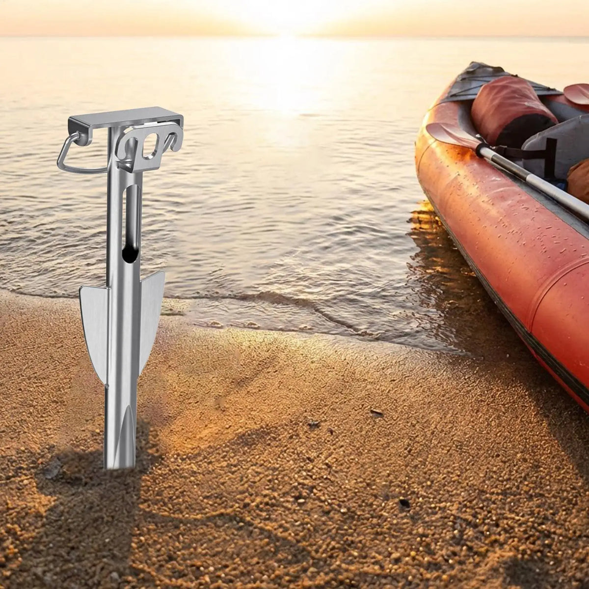 Stainless Steel Kayak & Paddleboard Anchor – Rustproof Beach Anchor