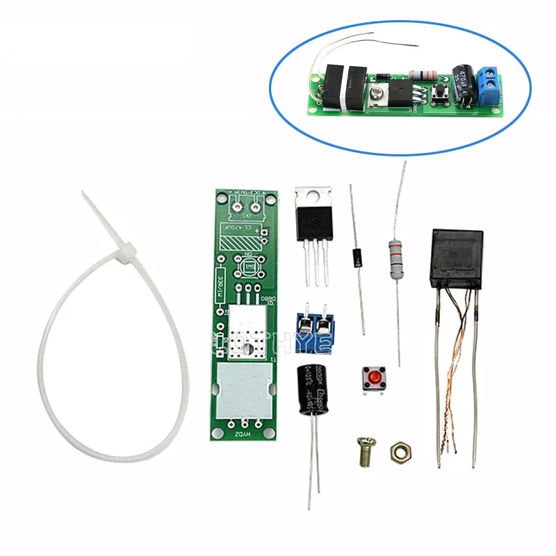 DC 3V–5V High Voltage Arc Igniter DIY Module – PCB Kit