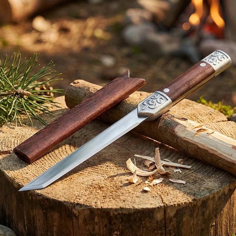 Stainless Steel Camping Fruit Knife – Portable Outdoor Peeling Knife