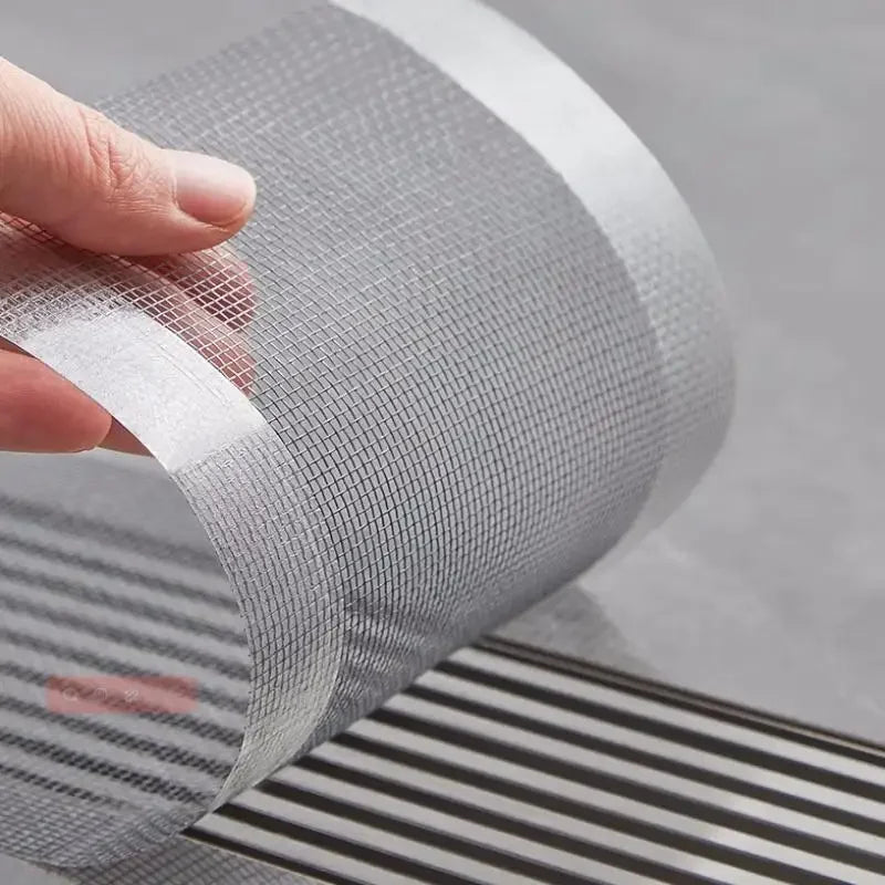 Self-adhesive Floor Drain Stickers Cutable Shower Hair Catcher