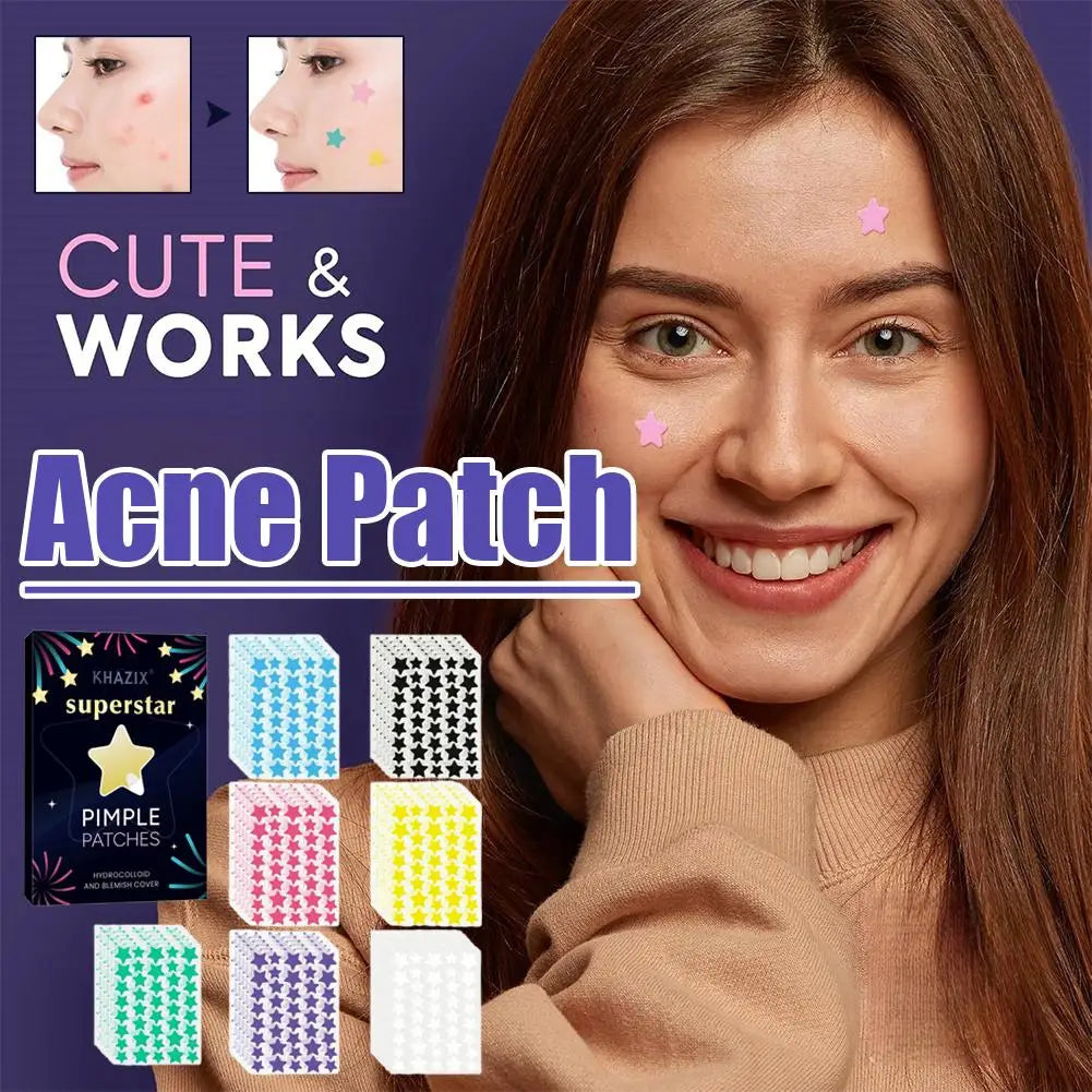 Multi-Color Star Hydrocolloid Acne Patches 240/280 pcs