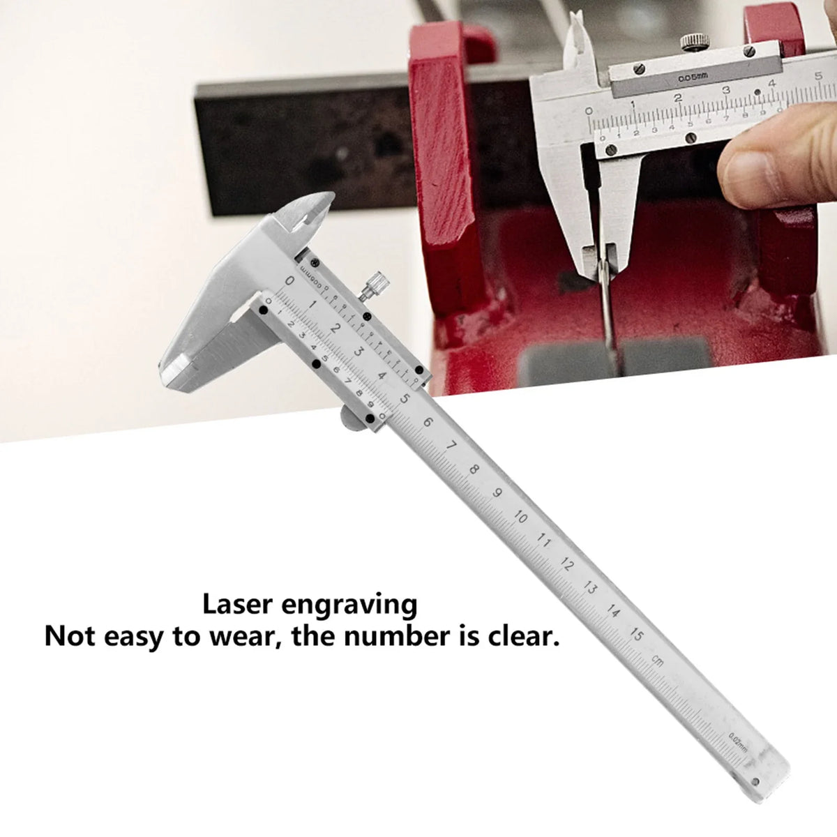 0- Accuracy Carbon Steel Metal Vernier Caliper Micrometer Gauge