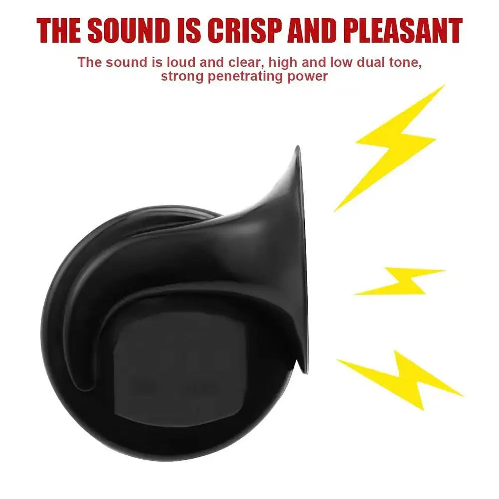 12V 510Hz Electric Snail Horn with Relay | Car Boat Motorcycle