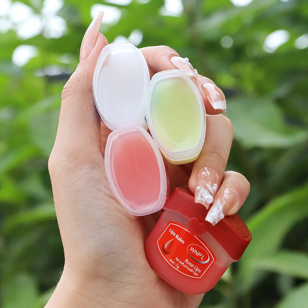 4-Piece Deep Moisturizing Lip Mask Set – Natural & Long-Lasting