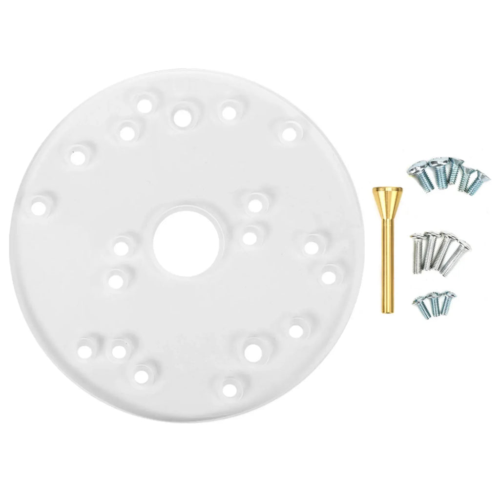 Router Base Plate Acrylic Centering Pin Screws Trim Routers