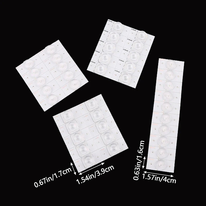 10Pcs SMD LED Beads 3V 6V TV Backlight Strip Repair 32–65 Inch
