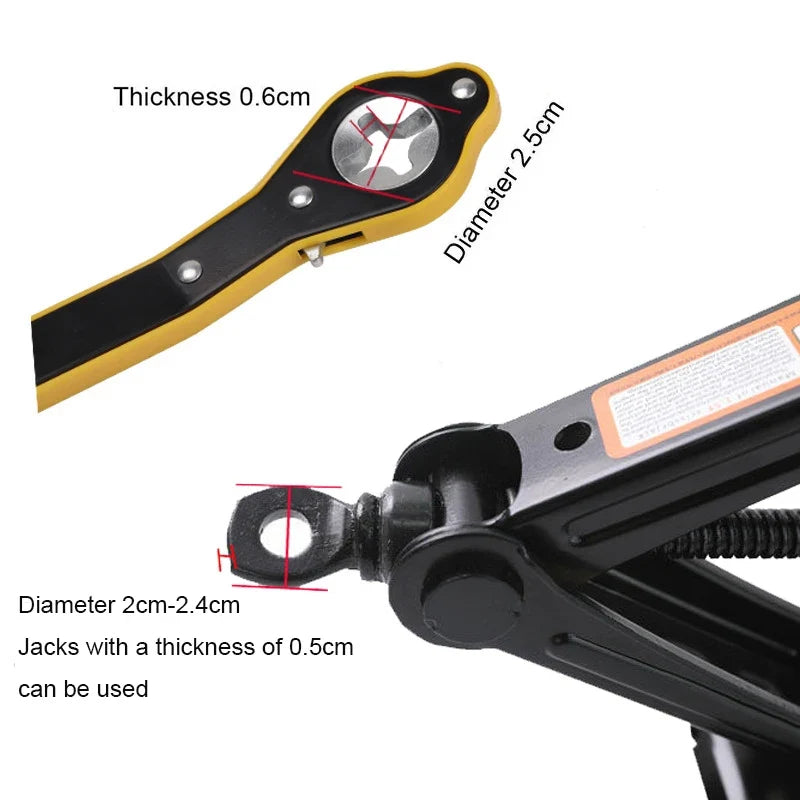 SLADE Long Handle Jack Ratchet Wrench – Labor-Saving Tire Tool
