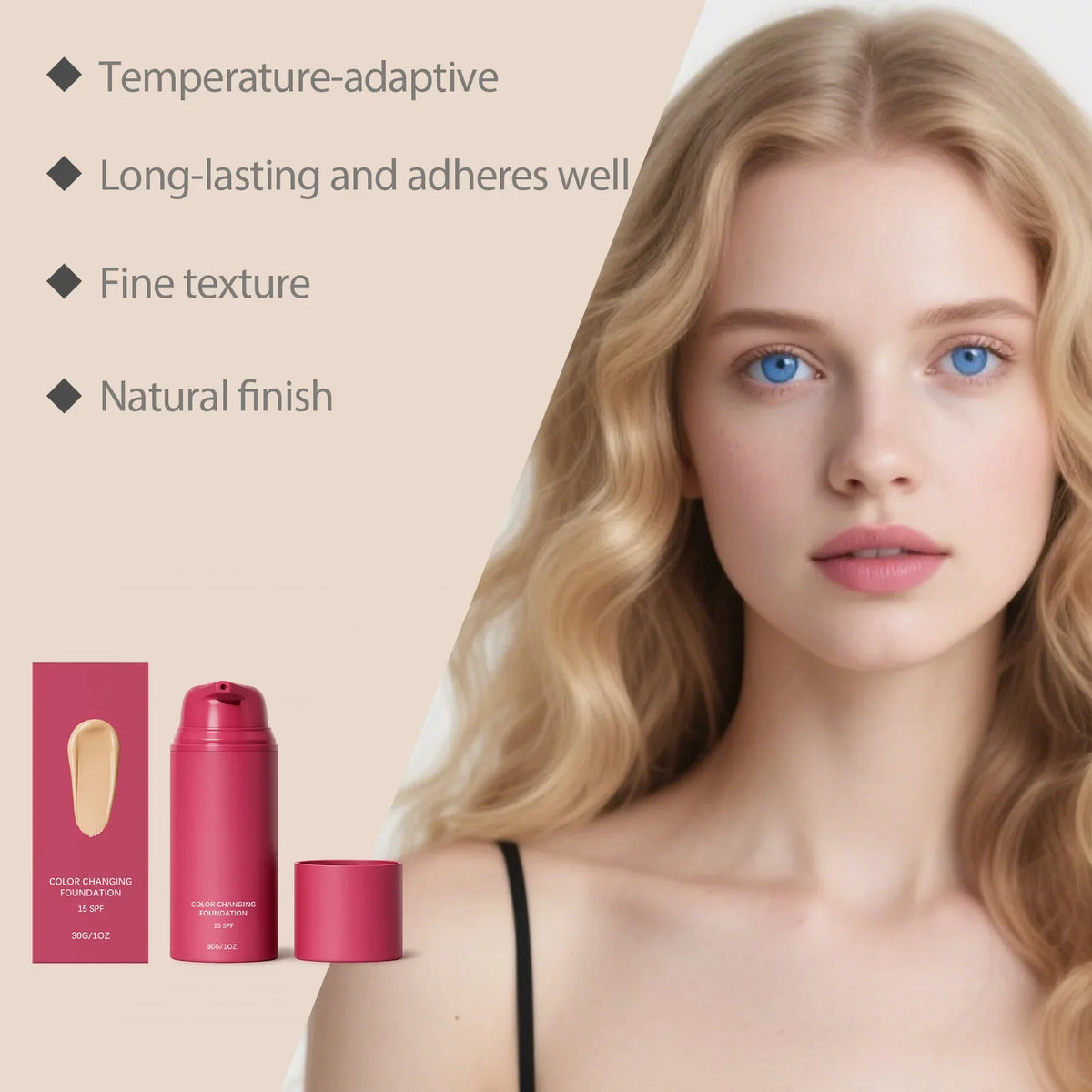 Color Changing Liquid Foundation SPF 15 Concealer | 30g