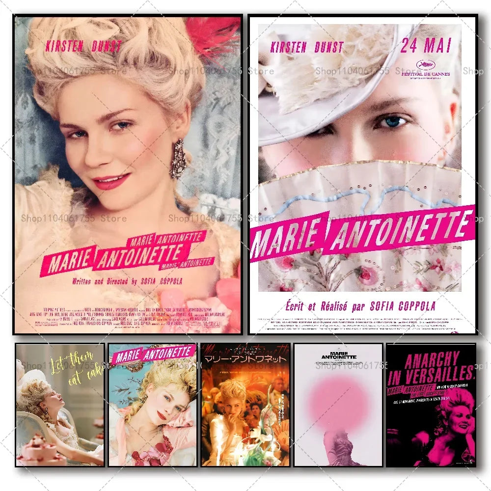 Marie Antoinette Movie Poster – Waterproof Self-Adhesive Wall Art