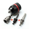 Keyless Drill Chuck 1/2-20UNF 2–13mm Self-Tightening 3-Jaw