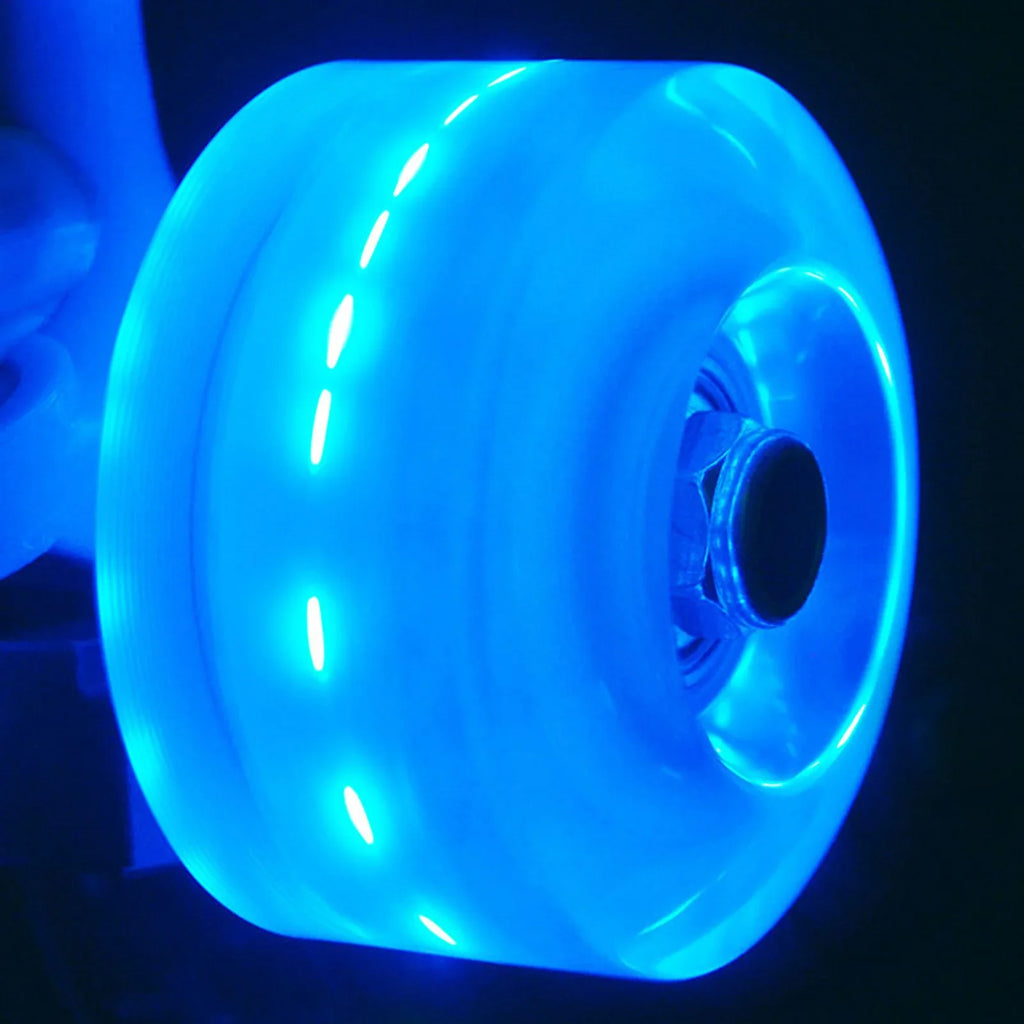 4-Pack LED Luminous Roller Skate Wheels 58mm 82A | Fast Roll