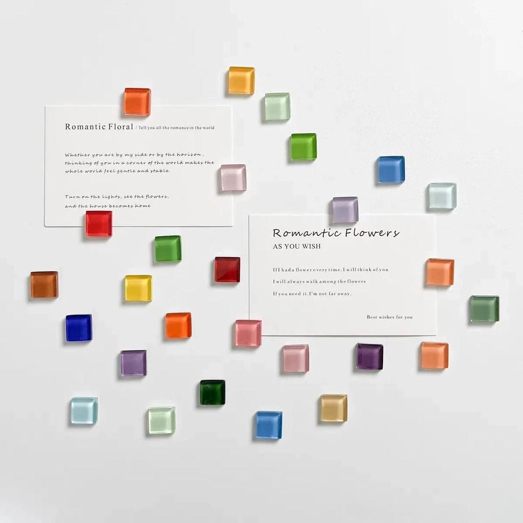 Colorful Fridge Magnets – Cute Decorative Designs 12/24 Pcs