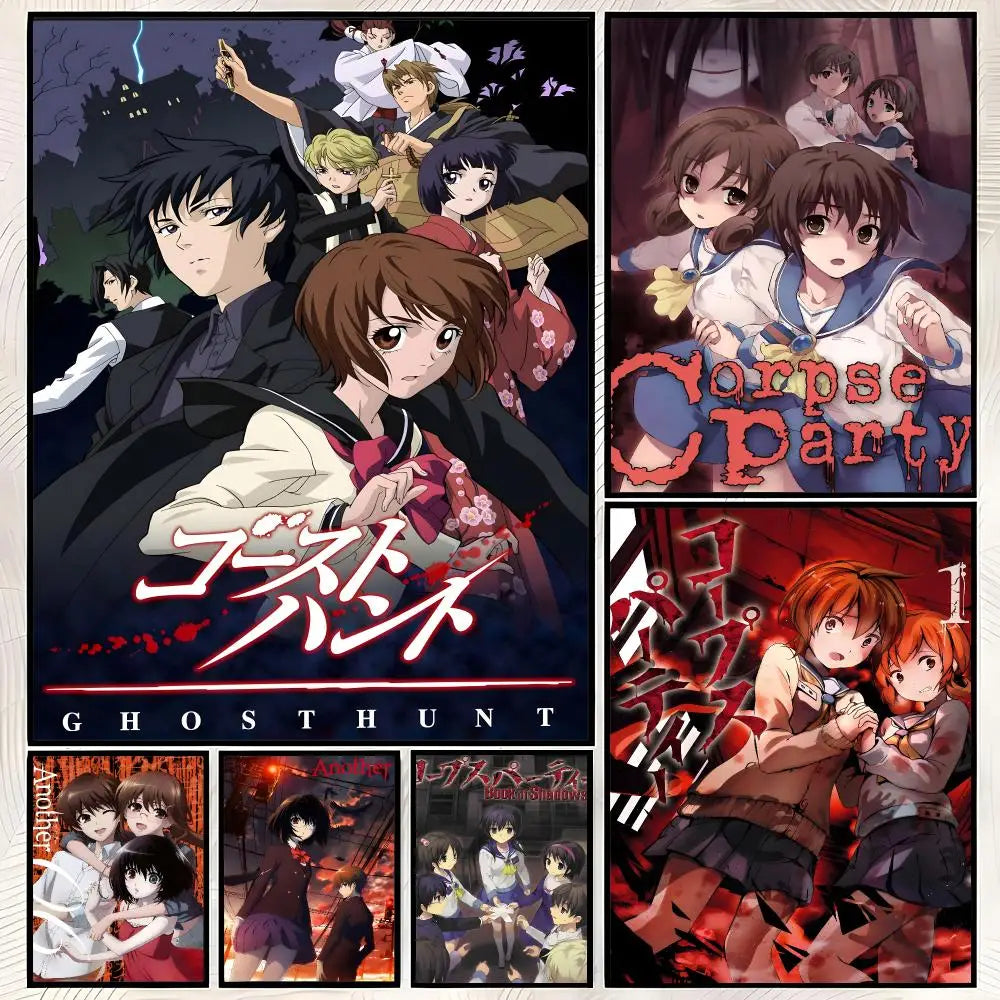Corpse Party Game Poster – Self-Stick HD Waterproof Wall Art