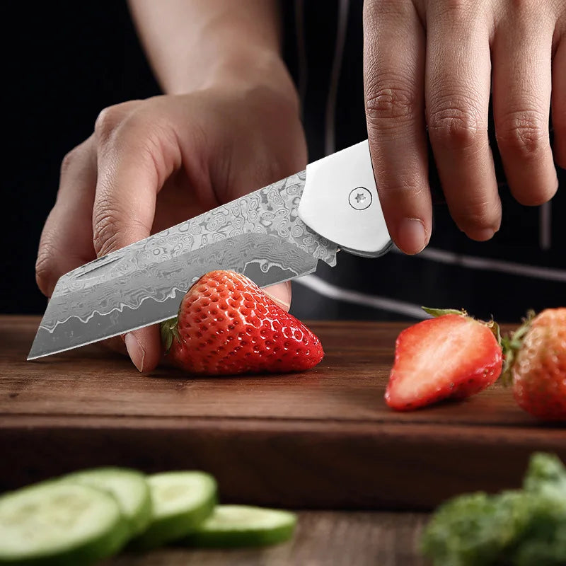 Damascus Steel Boning Knife – Wooden Handle | InLeung