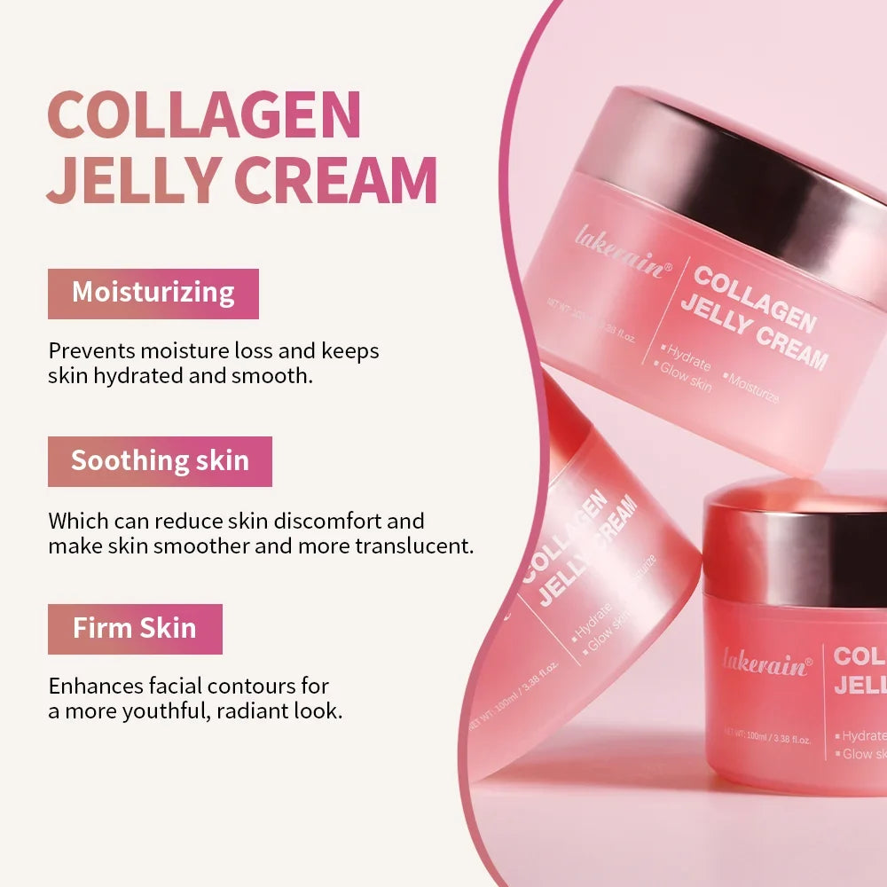 Collagen Jelly Cream, Peel-Off Mask & Peptide Serum Set