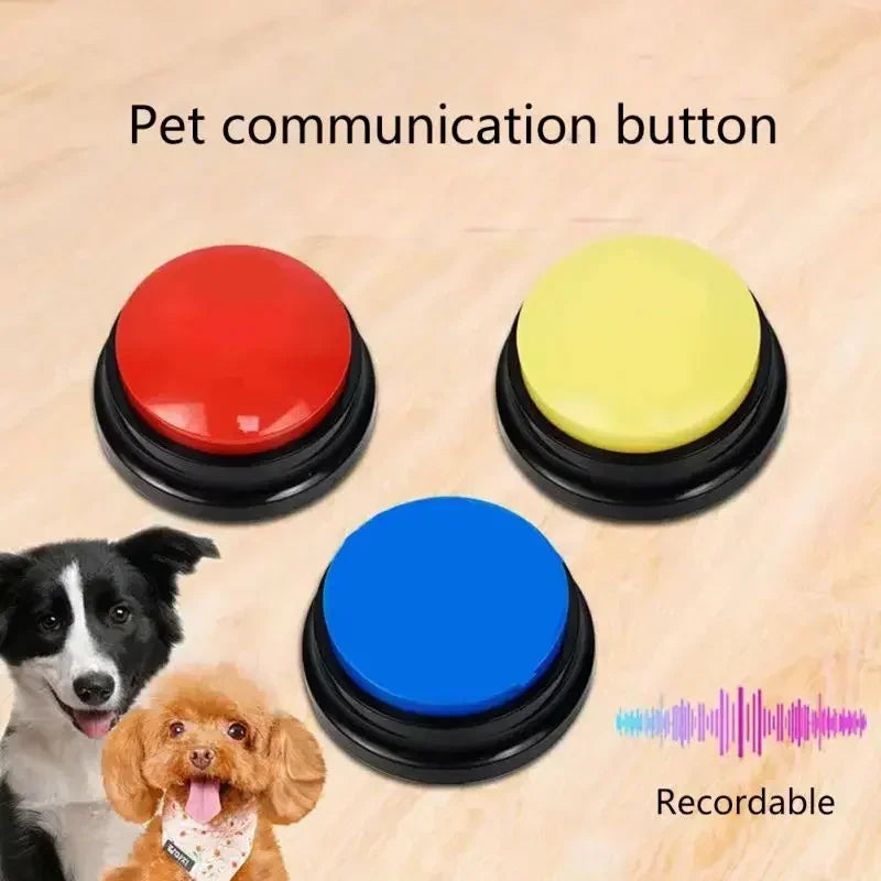 Pet Sound Box Recordable Talking Button Cat Voice Recorder Toy
