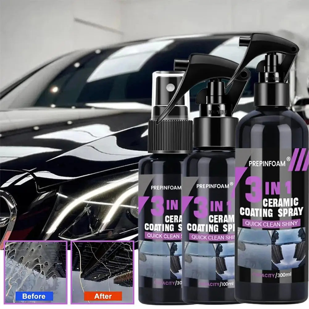 Nano Ceramic Coating Spray – Hydrophobic Car Paint Protector