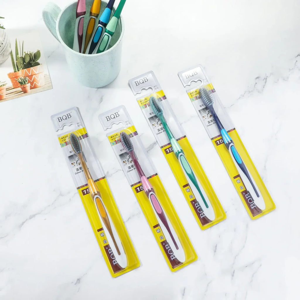 Bamboo Charcoal Nano Soft Bristle Toothbrush | Adult Unisex
