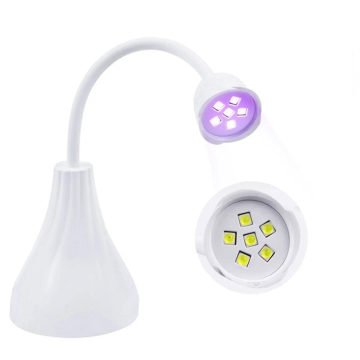 Portable Rechargeable LED UV Nail Lamp – Rose Gel Dryer