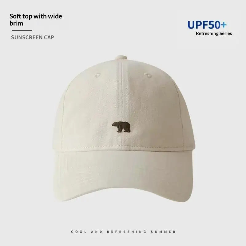 Unisex Bear Design Baseball Cap – Adjustable Soft Curved Brim
