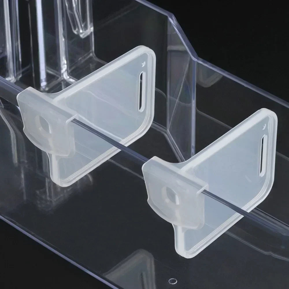 Refrigerator Shelf Organizer Dividers – 4, 6 or 8 Pcs Set