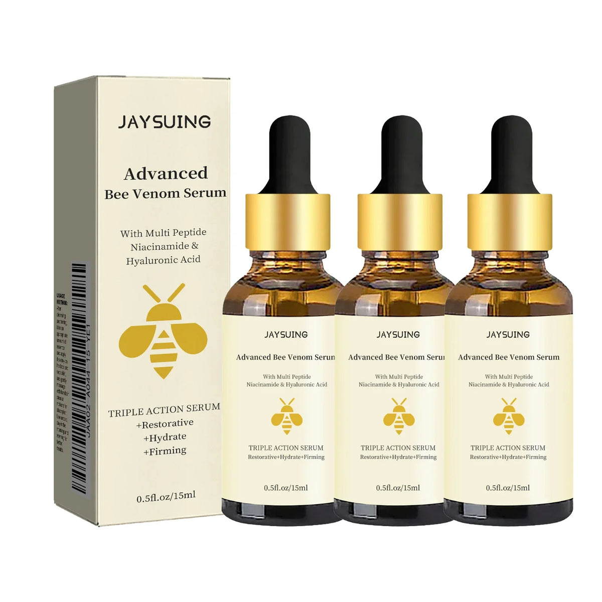 1 2 Bee Venom Facial Serum Face Essence Wrinkle Reduction Skin