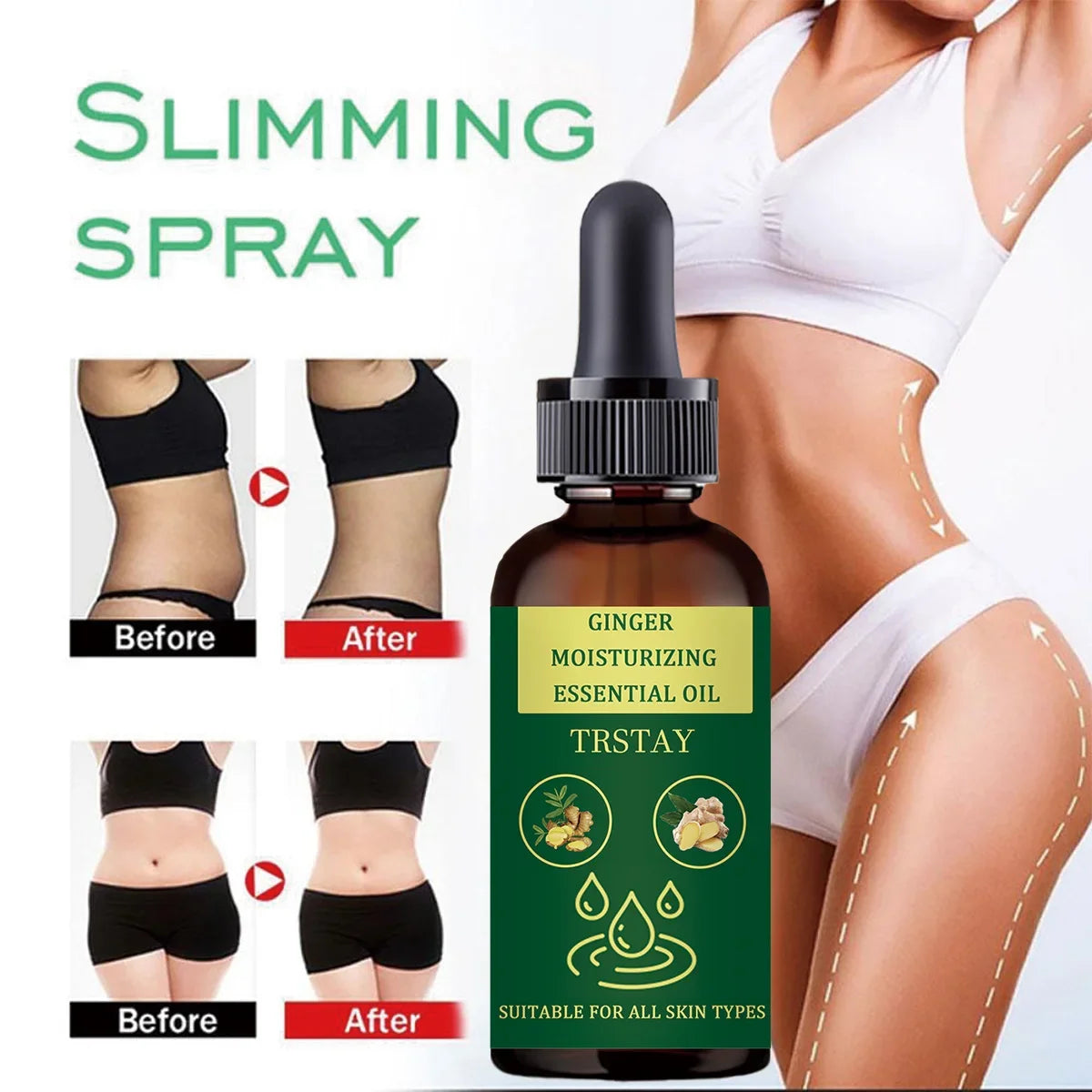 7Days Ginger Firming Massage Oil – Body Toning